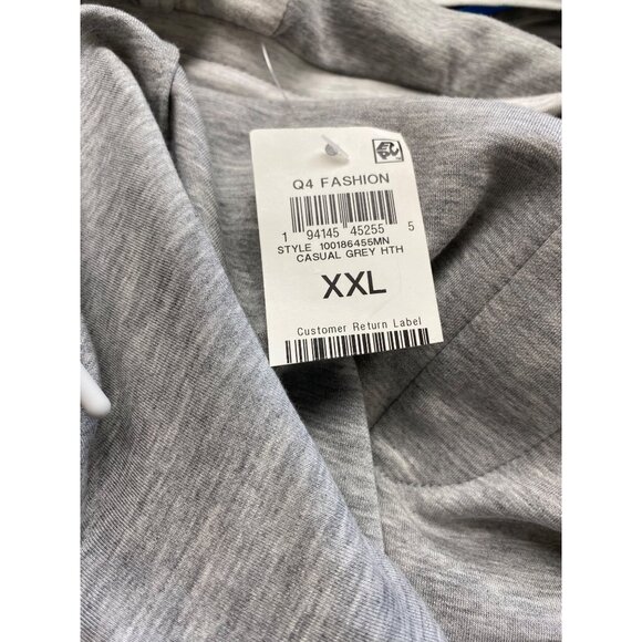 Alfani Mens Elegant Quarter Zip Pullover Jogger Pant Grey Heather Size XXL NWT - Picture 6 of 7